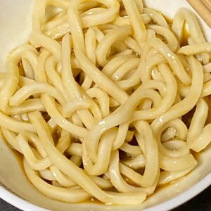 一人ランチに★釜玉うどん